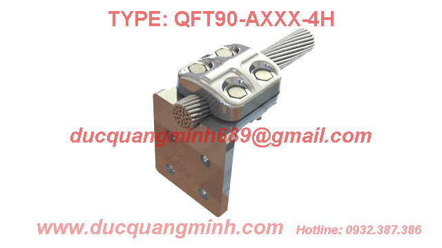 Kẹp cực phẳng vuông góc 4 lỗ - TERMINAL CONNECTORS