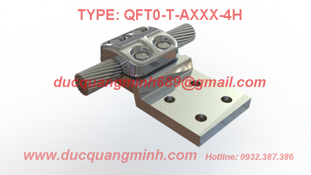 Kẹp cực phẳng rẽ nhánh 4 lỗ