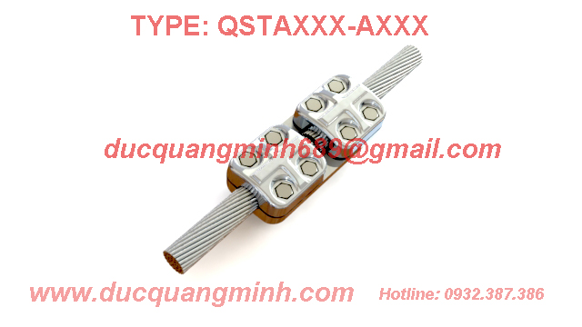 Kẹp cực thẳng cho 1 dây đi ngang và 1 dây đi ngang - STRAIGHT CONNECTOR