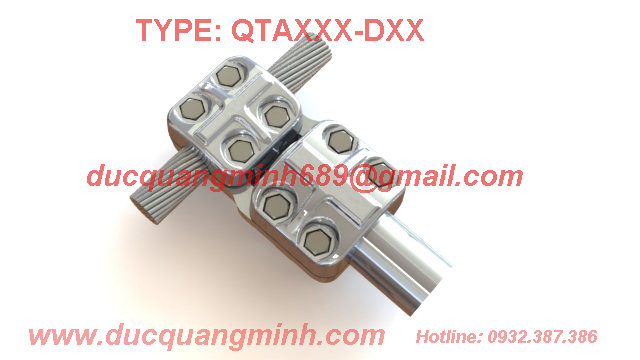 Kẹp cực chữ T cho 1 dây và cực thiết bị hình trụ - Tee Connector