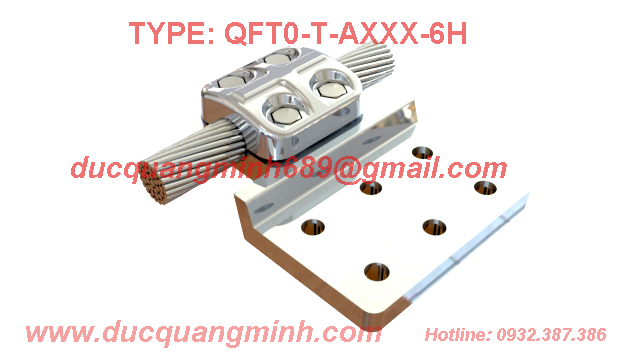 Kẹp cực phẳng rẽ nhánh 6 lỗ - TERMINAL CONNECTOR
