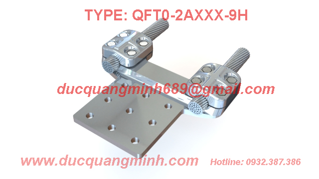 Kẹp cực phẳng cho 2 dây và cực thiết bị 9 lỗ - POWER CONNECTOR